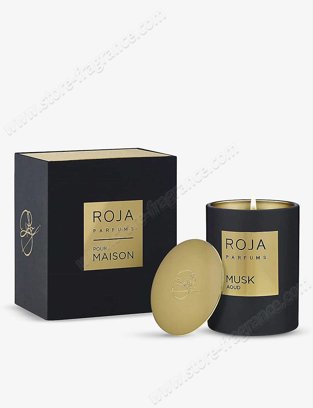 ROJA PARFUMS/Musk Aoud scented candle 300g ✿ Discount Store - -1