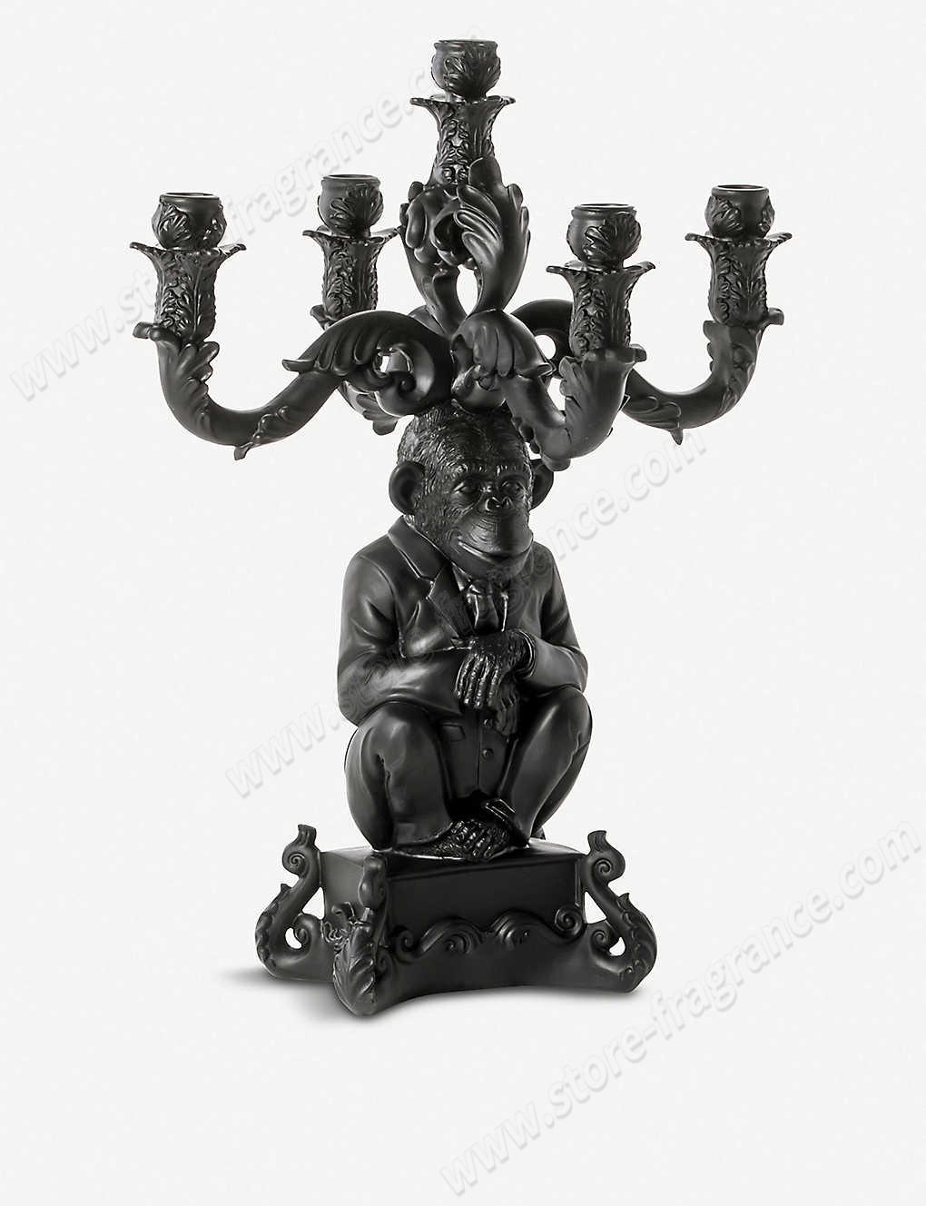 SELETTI/Burlesque polyresin candle holder 48cm ✿ Discount Store - -0