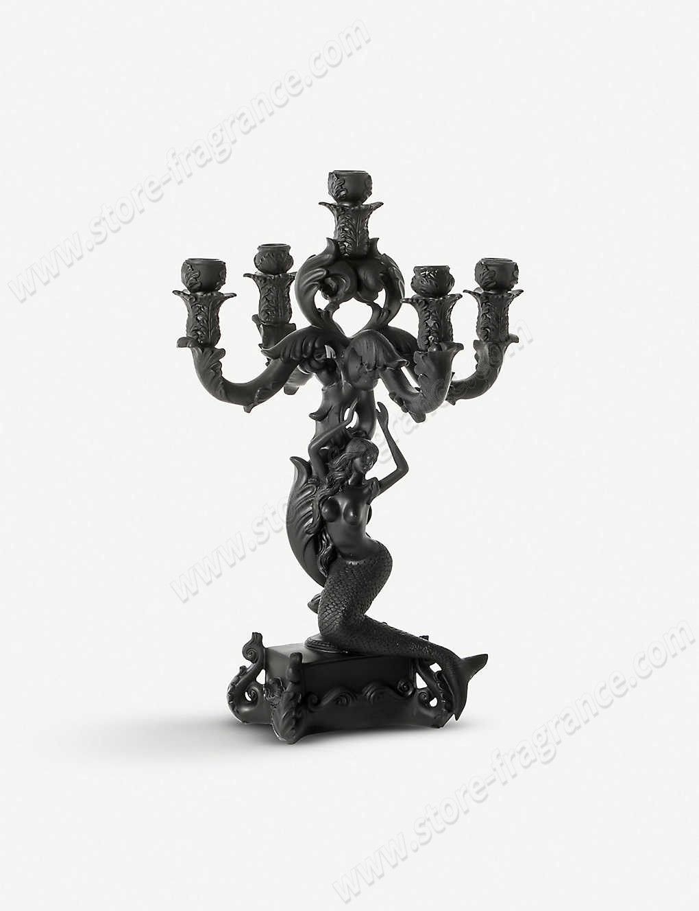 SELETTI/Burlesque Mermaid resin candle holder 48cm ✿ Discount Store - -0