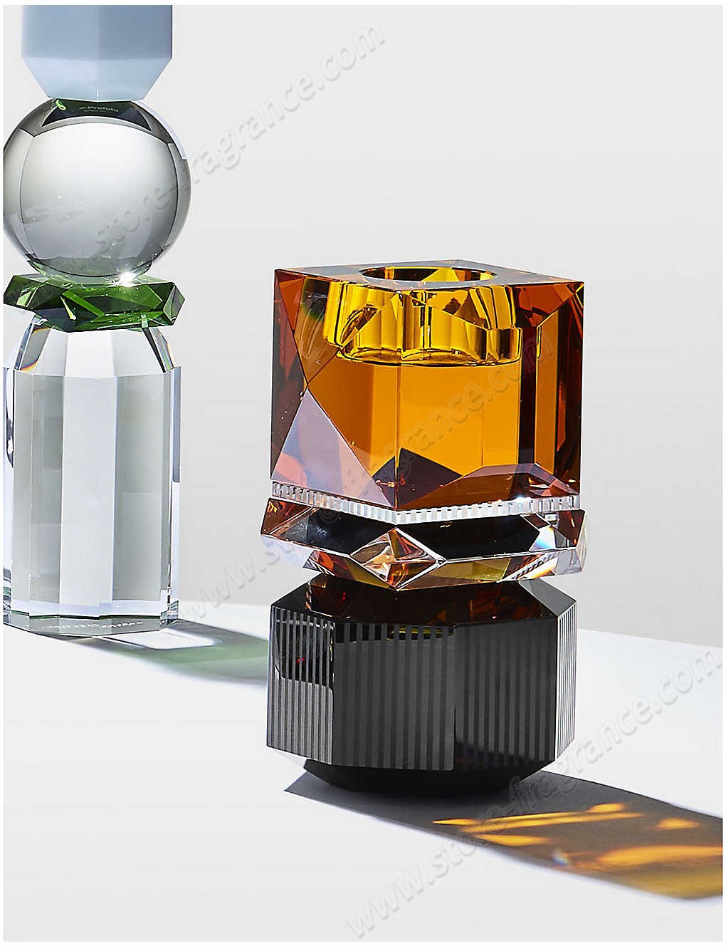 REFLECTIONS COPENHAGEN/Dakota crystal tealight holder 16.5cm ✿ Discount Store - -1