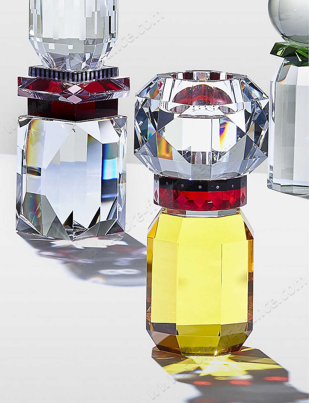 REFLECTIONS COPENHAGEN/Nashville crystal tealight holder 18cm ✿ Discount Store - -1