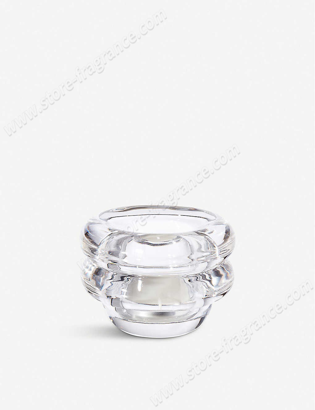 TOM DIXON/Press Horizontal glass tealight holder 7cm ✿ Discount Store - -0
