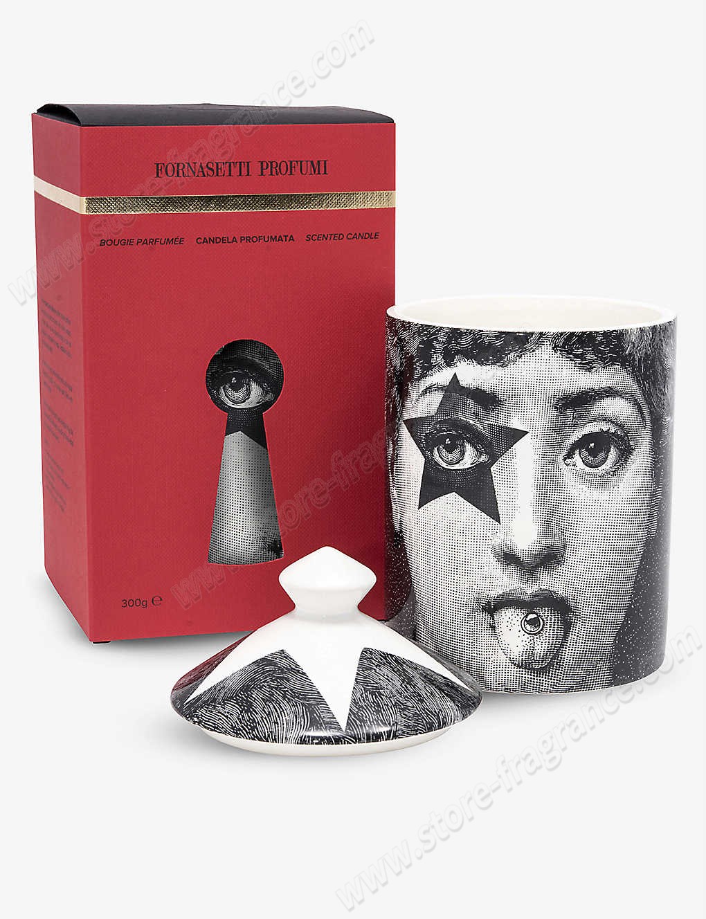 FORNASETTI/Star Lina scented candle 300g ✿ Discount Store - -1
