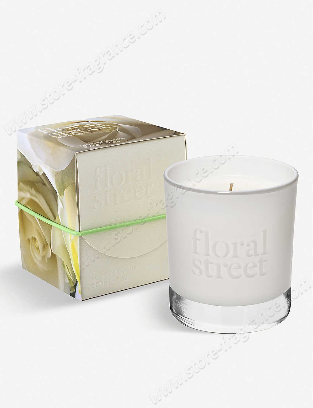 FLORAL STREET/White Rose scented candle 200g ✿ Discount Store - -1