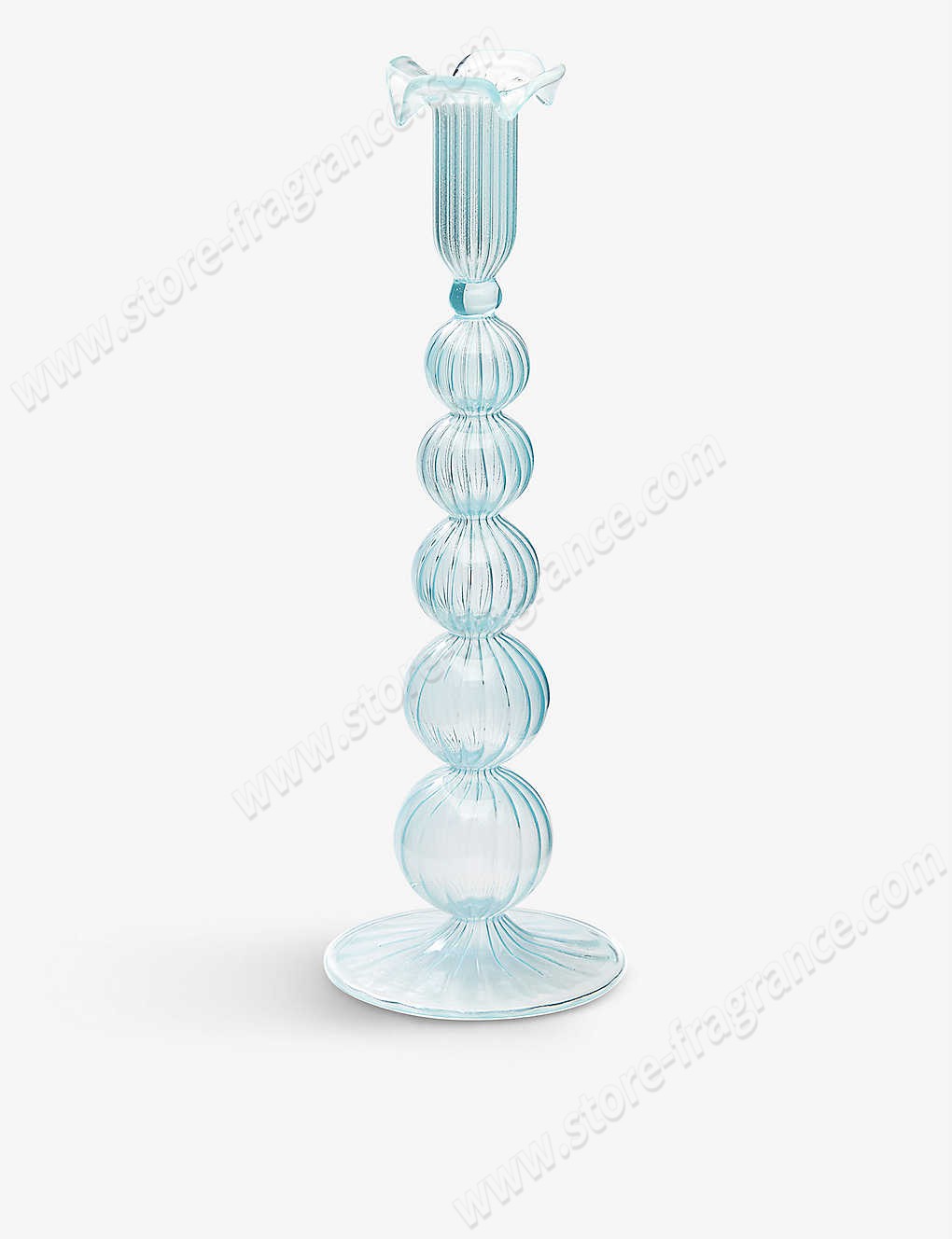 ANNA + NINA/Cloudy glass candle holder 29cm ✿ Discount Store - -1
