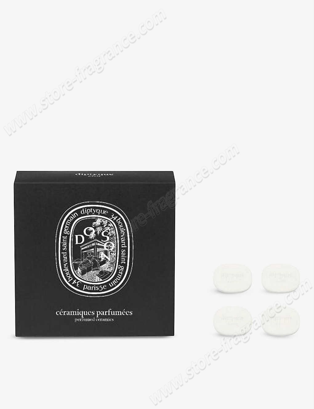 DIPTYQUE/Do Son perfumed brooch ceramic refill pack of four Limit Offer - -0