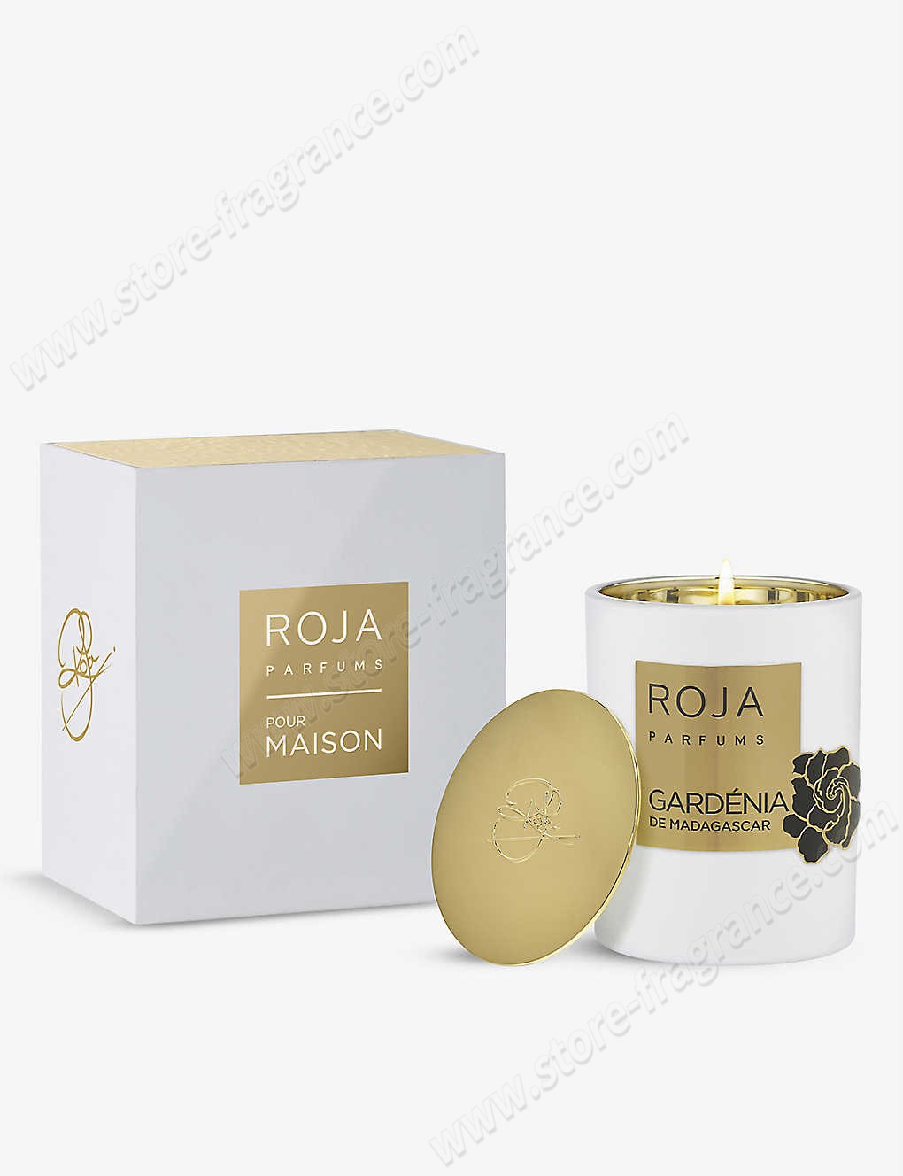 ROJA PARFUMS/Gardénia de Madagascar scented candle 300g ✿ Discount Store - -1