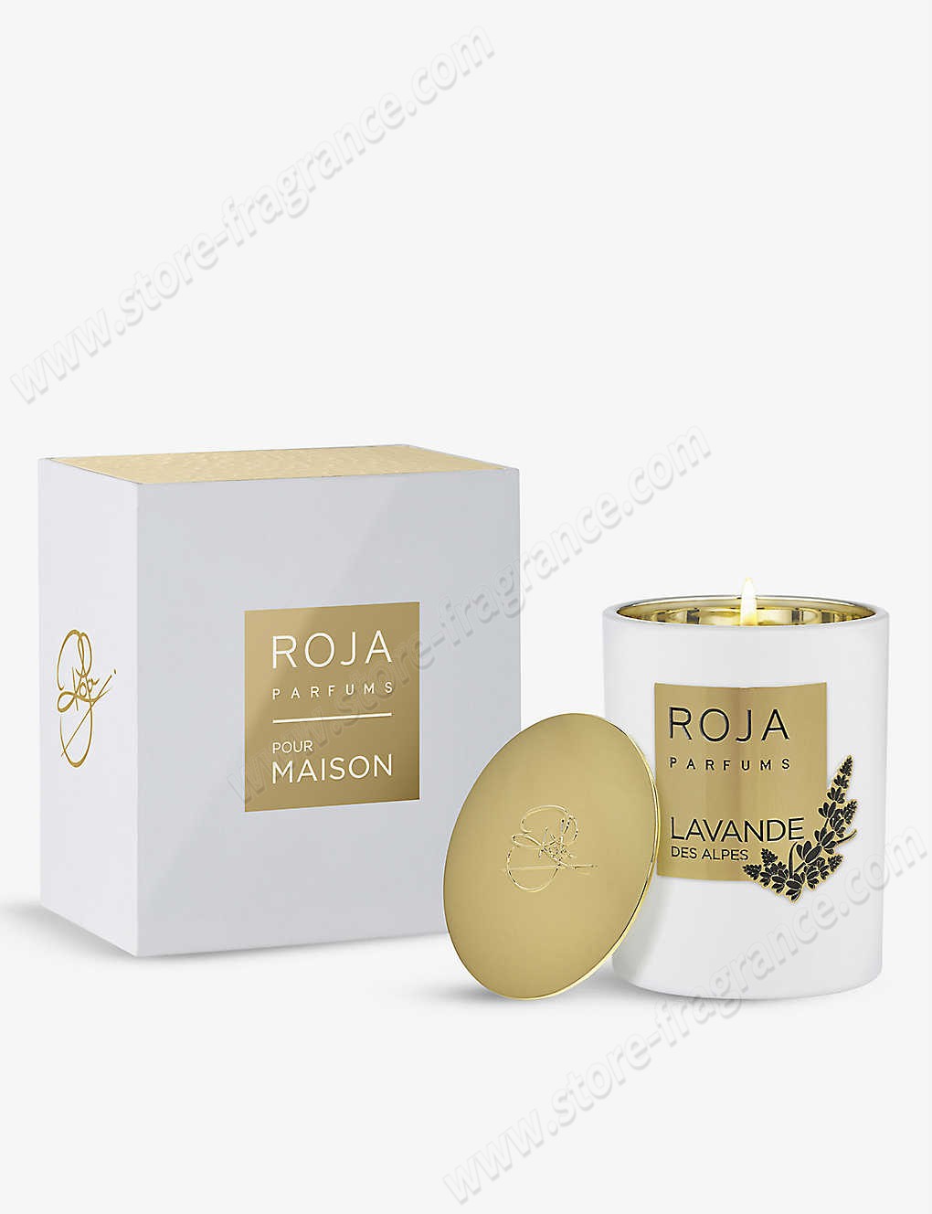 ROJA PARFUMS/Lavande Des Alpes scented candle 300g ✿ Discount Store - -1