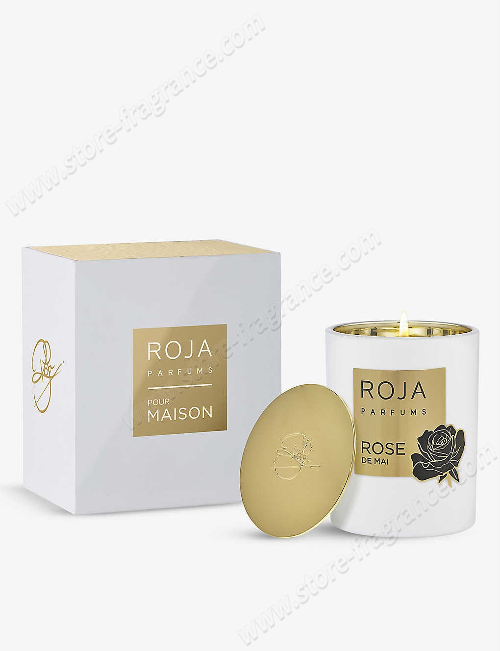 ROJA PARFUMS/Rose De Mai scented candle 300g ✿ Discount Store - -1