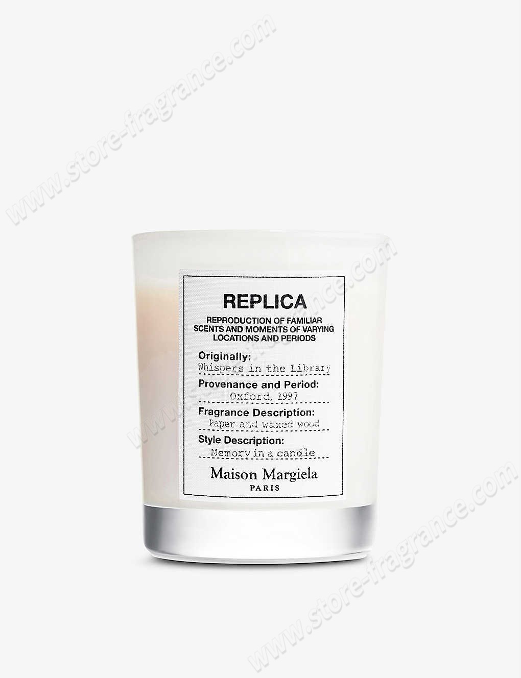 MAISON MARGIELA/Replica Whispers in the Library scented candle 165g ✿ Discount Store - -0
