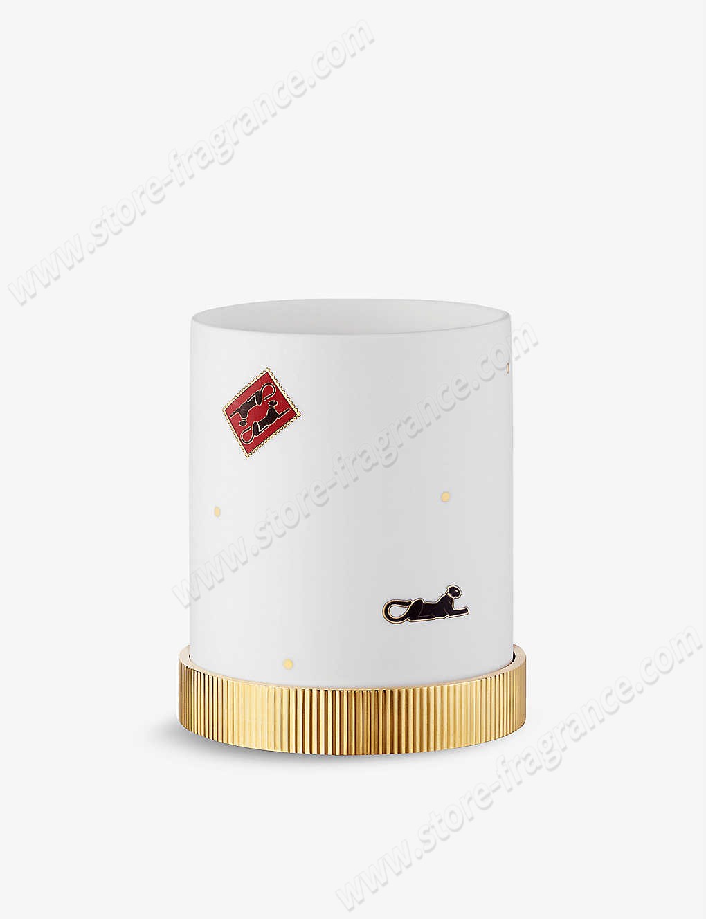 CARTIER/Diabolo de Cartier porcelain medium candle holder 10cm ✿ Discount Store - -0