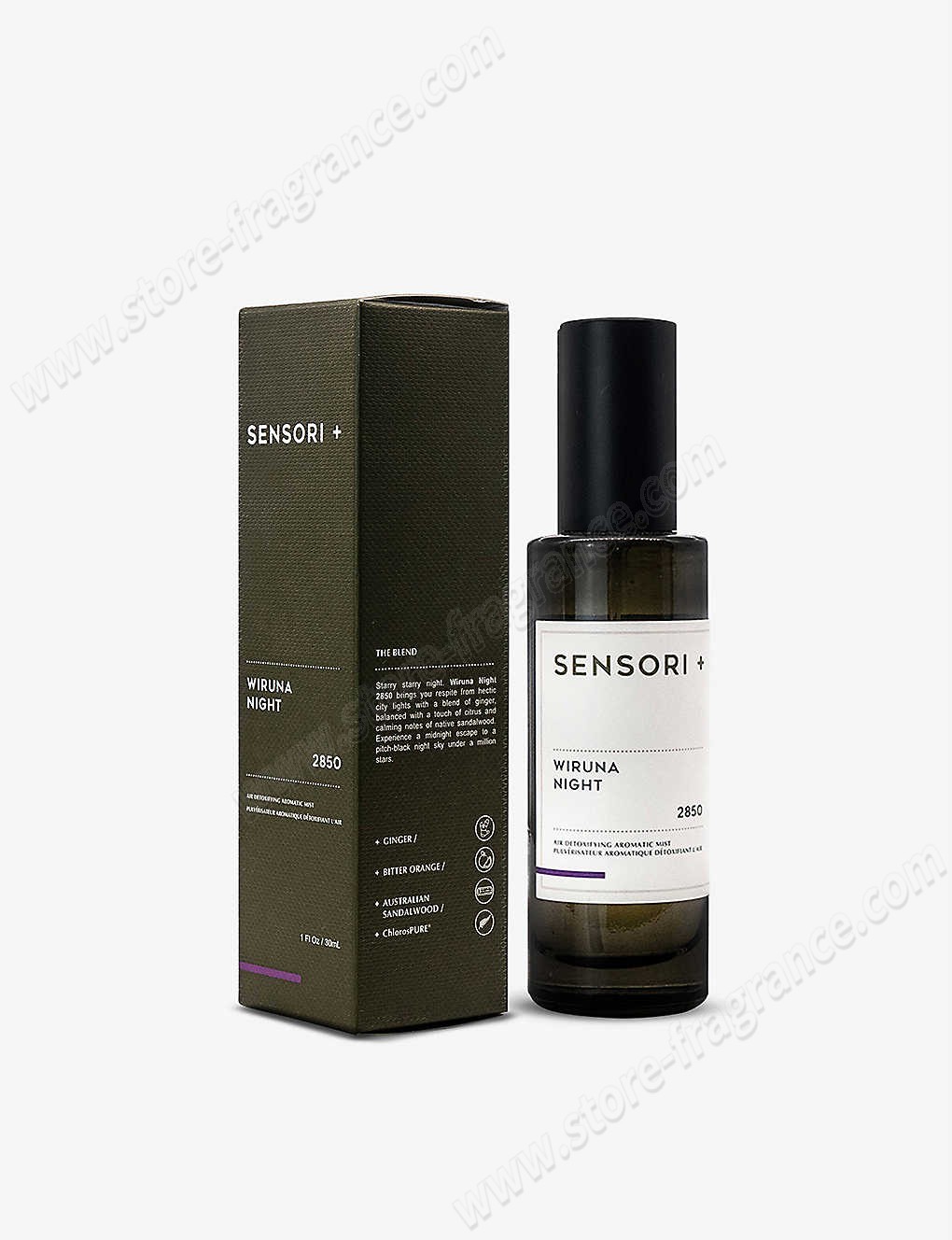 SENSORI+/Wiruna Night 2850 air detoxifying mist 30ml Limit Offer - -1