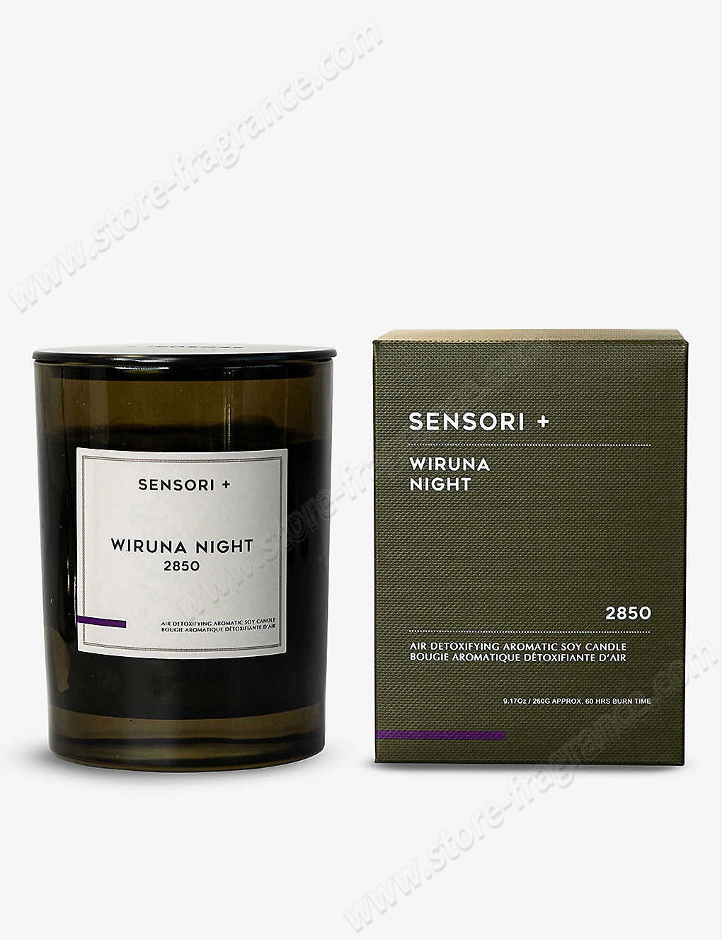 SENSORI+/Wiruna Night 2850 detoxifying soy candle 260g ✿ Discount Store - -1