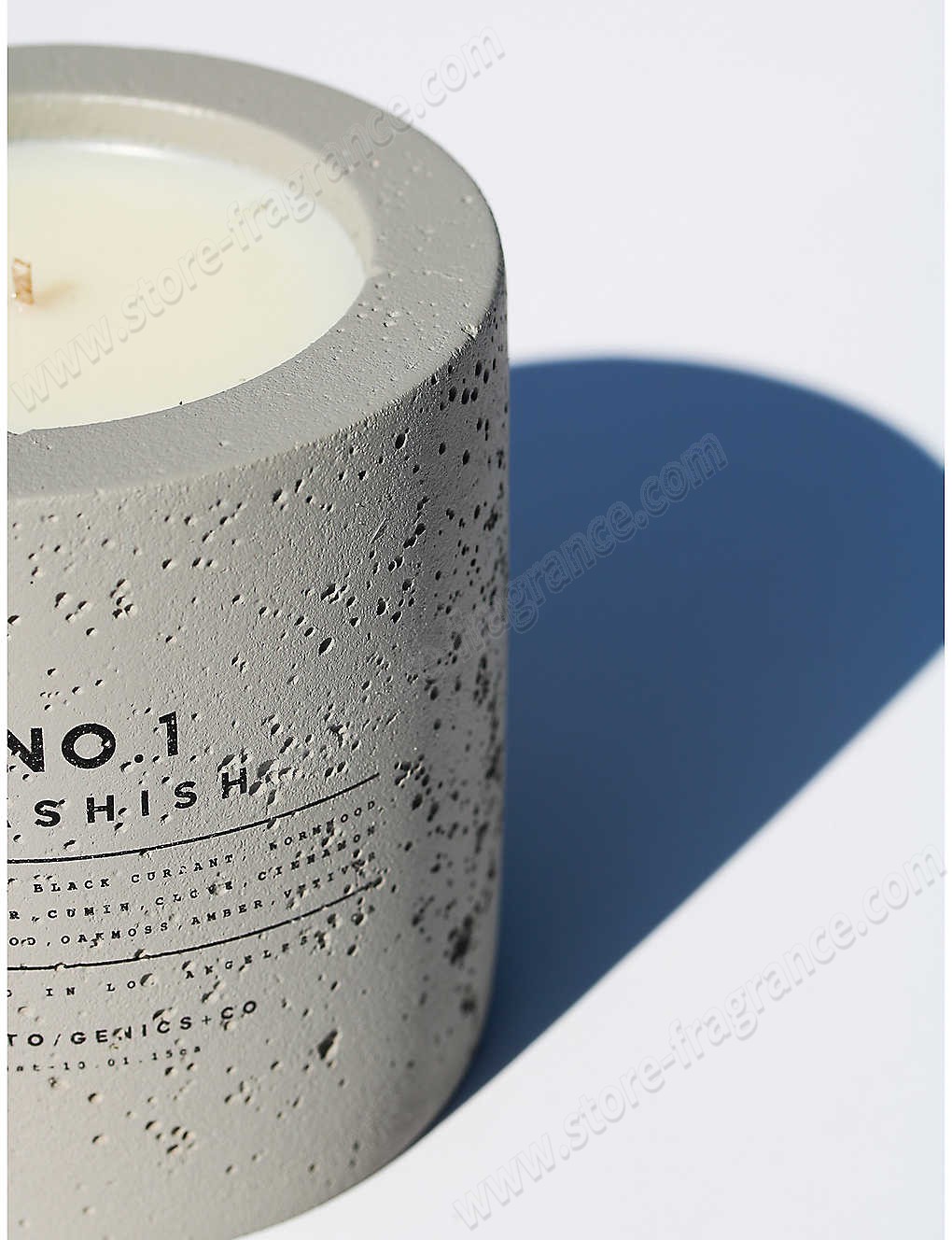 PHOTOGENICS & CO./No. 1 Hashish concrete candle 8oz ✿ Discount Store - -1
