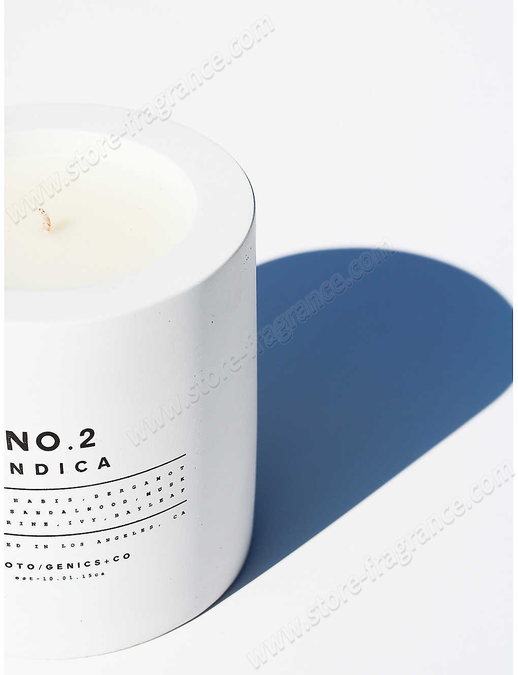 PHOTOGENICS & CO./No. 2 Indica concrete candle 8oz ✿ Discount Store - -1