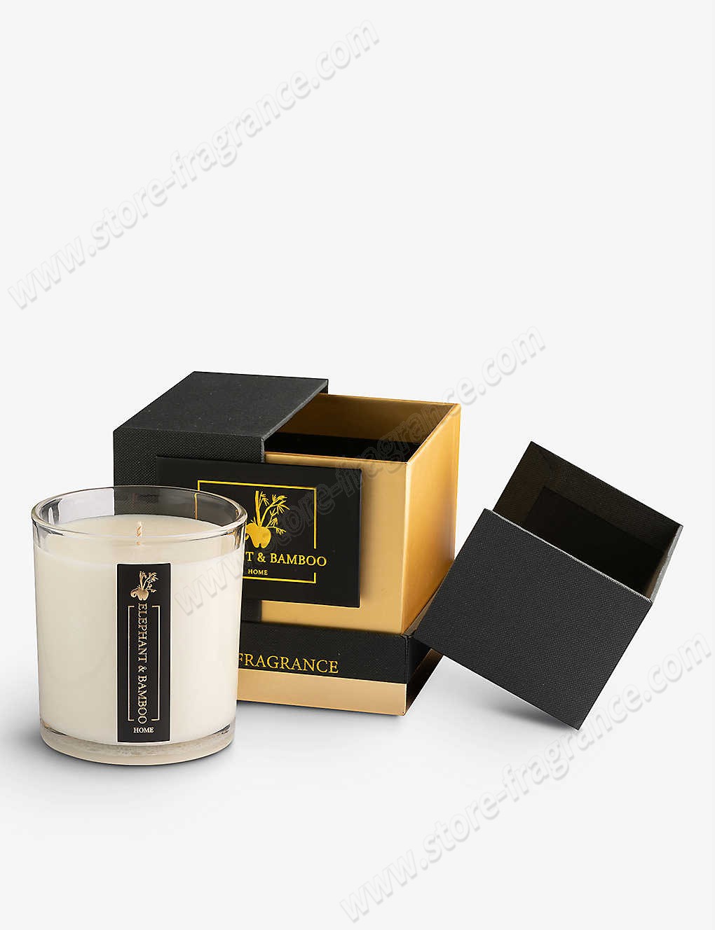 ELEPHANT & BAMBOO/Lychee Peony scented candle 300g ✿ Discount Store - -1