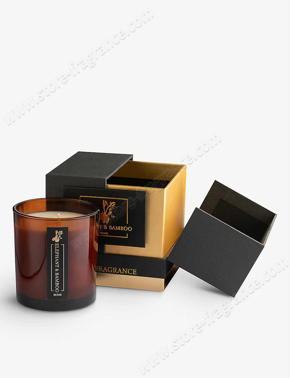 ELEPHANT & BAMBOO/Egyptian Amber scented candle 300g ✿ Discount Store - -1