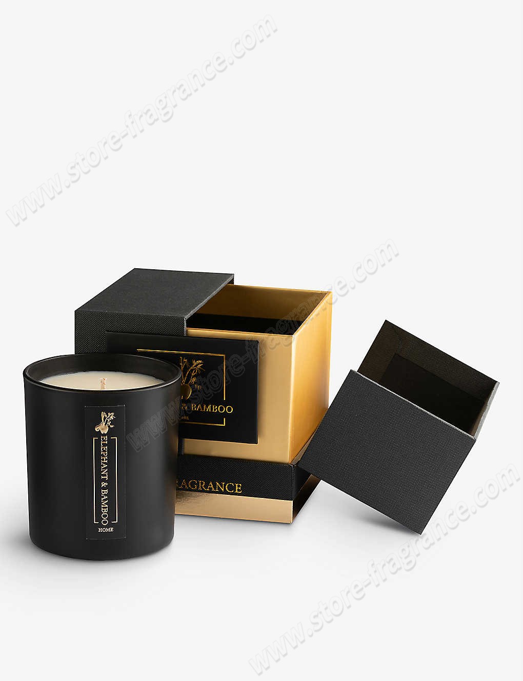 ELEPHANT & BAMBOO/Royal Oud scented candle 300g ✿ Discount Store - -1