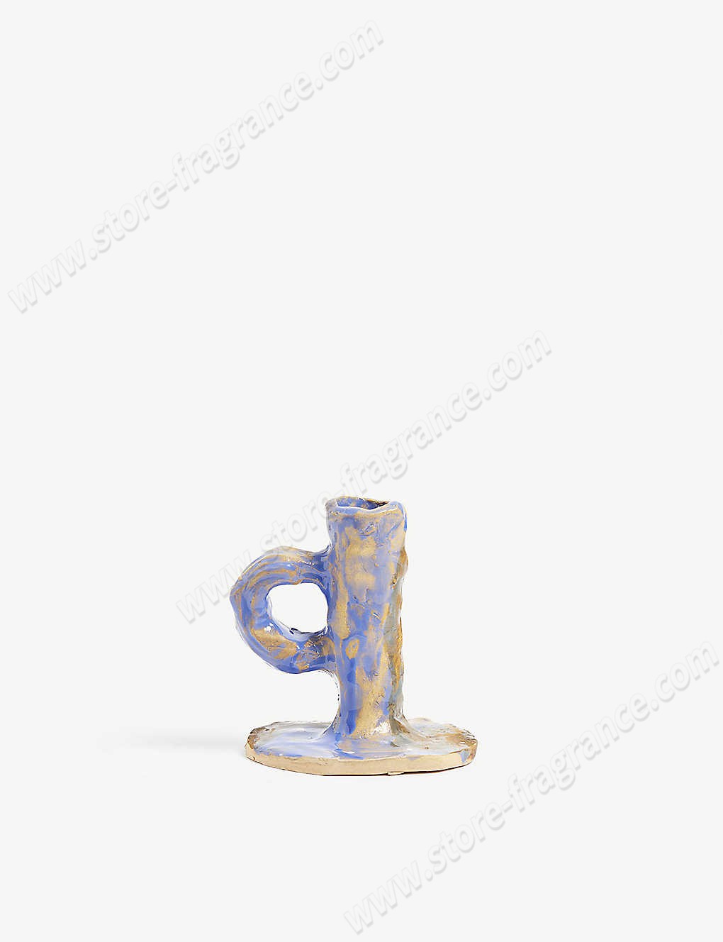 NIKO JUNE STUDIO/Glossy ceramic candlestick holder 11cm ✿ Discount Store - -0