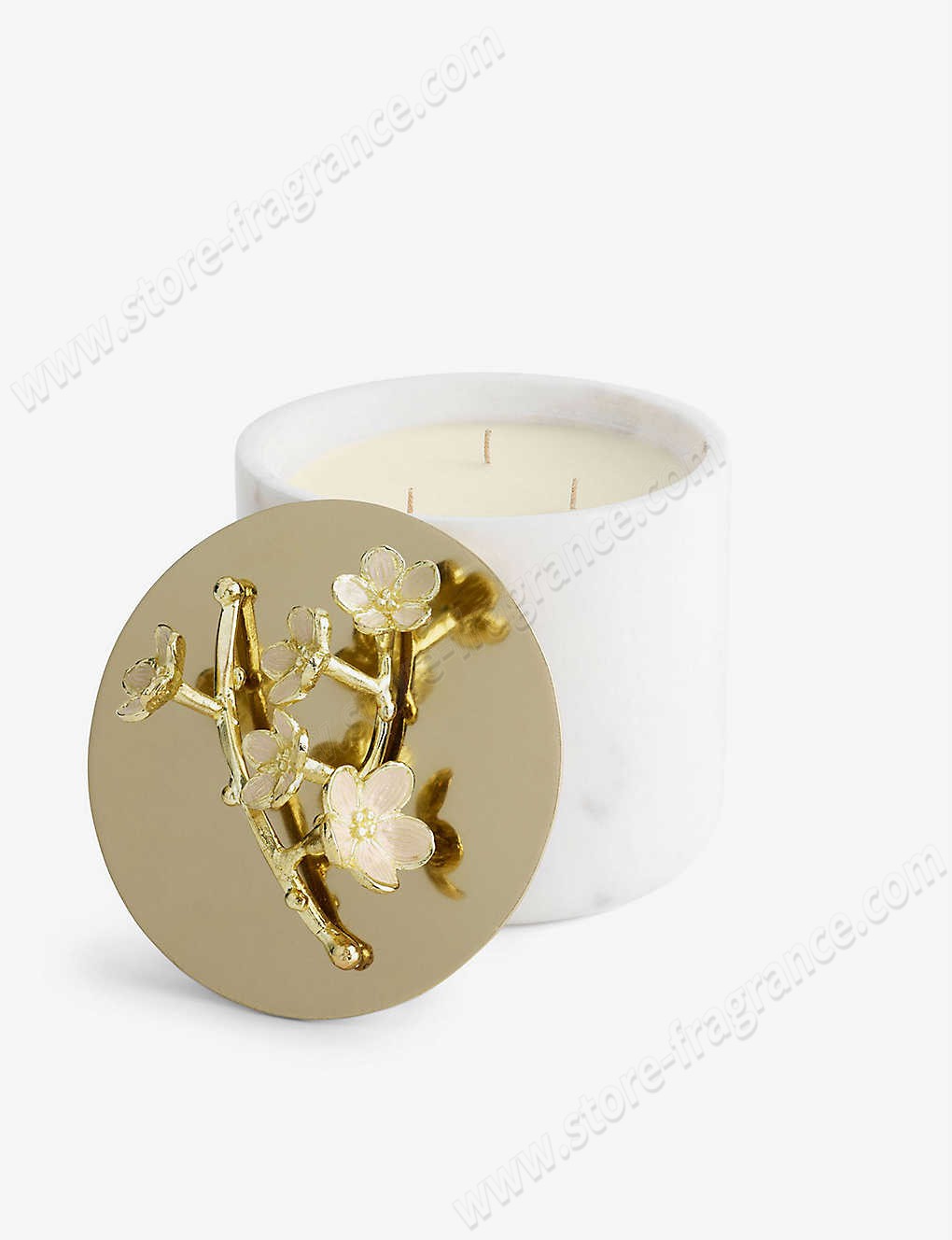 MICHAEL ARAM/Cherry Blossom small marble soy-wax candle 250g ✿ Discount Store - -0