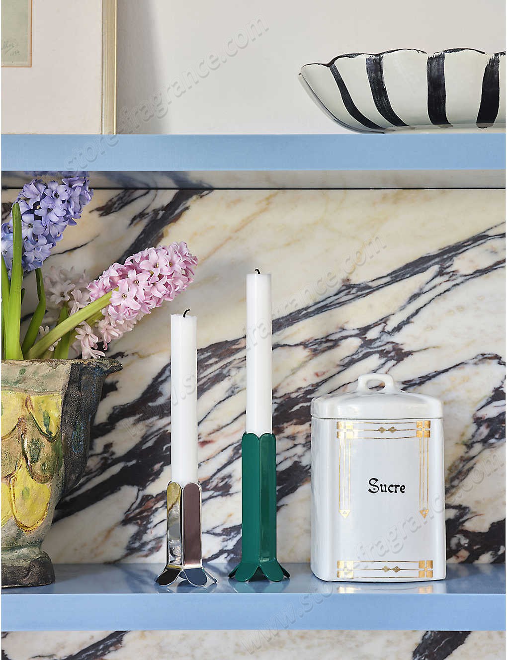 HAY/Muller Van Severen Arcs small zinc-alloy candle holder 9cm ✿ Discount Store - -1