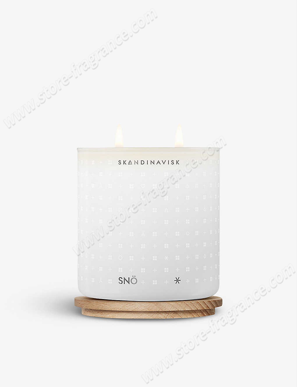 SKANDINAVISK/SNÖ scented candle with lid 400g ✿ Discount Store - -1