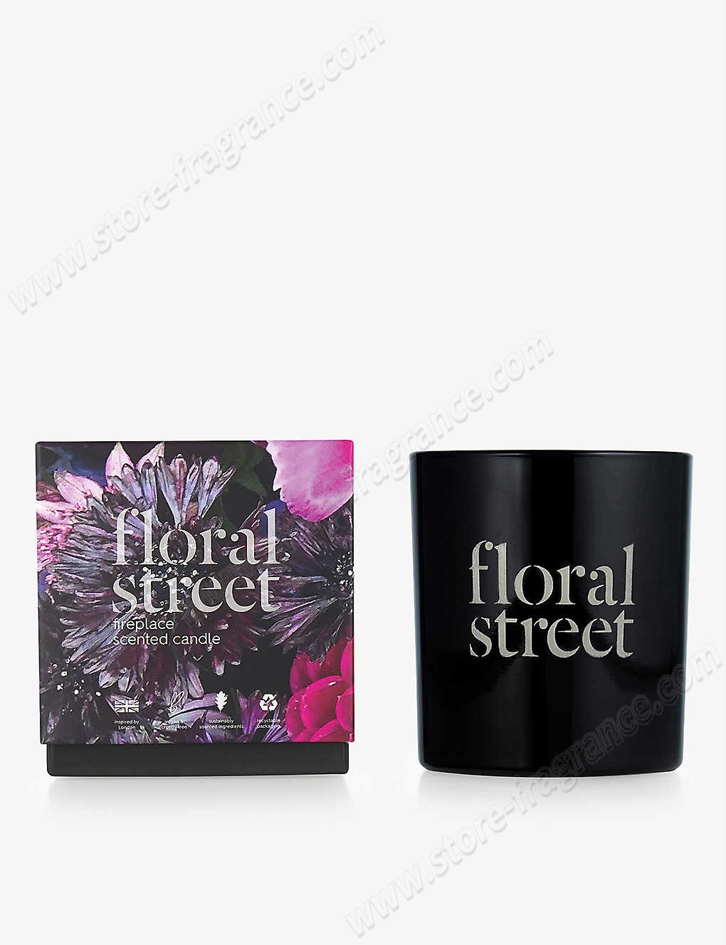 FLORAL STREET/Fireplace candle 200g ✿ Discount Store - -1