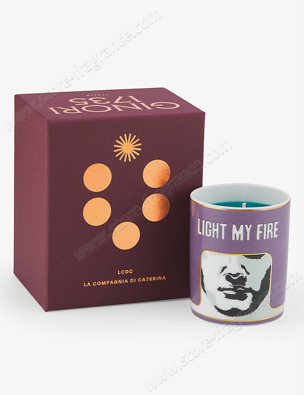 GINORI 1735/Il Favorito Purple Hill scented candle 230g ✿ Discount Store - -1