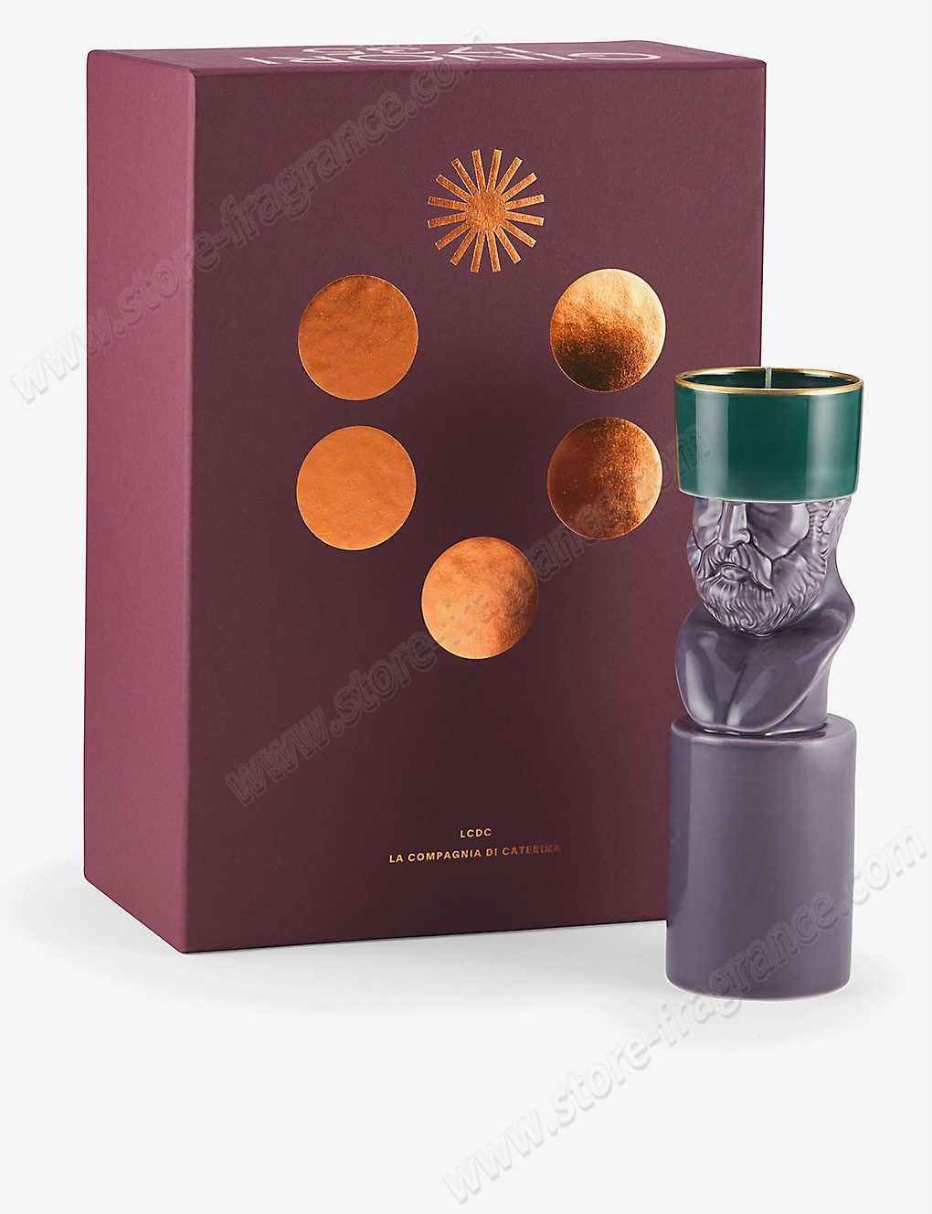 GINORI 1735/Il Letterato scented candle in porcelain pot 190g ✿ Discount Store - -1
