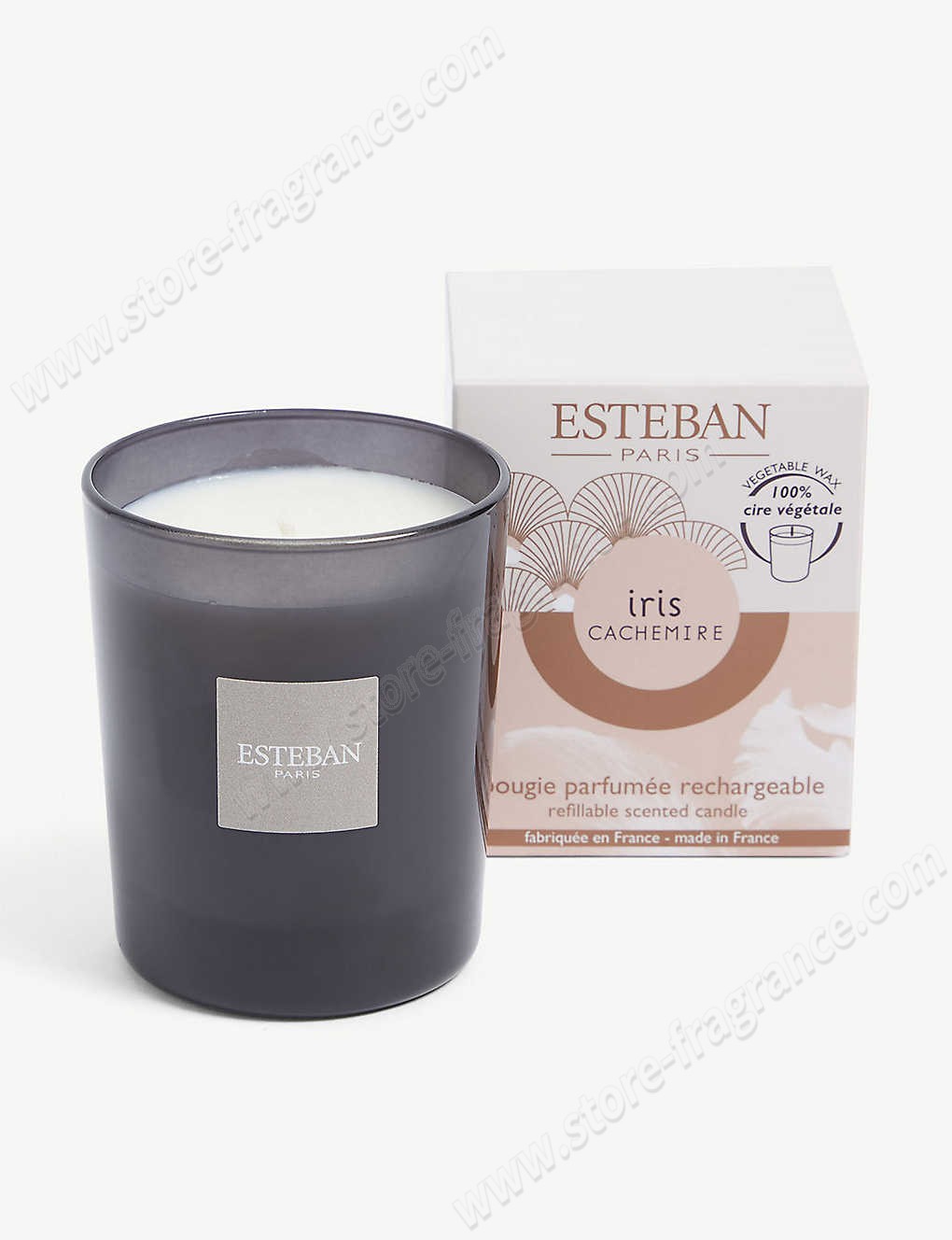 ESTEBAN/Iris Cachemire scented candle 170g ✿ Discount Store - -1