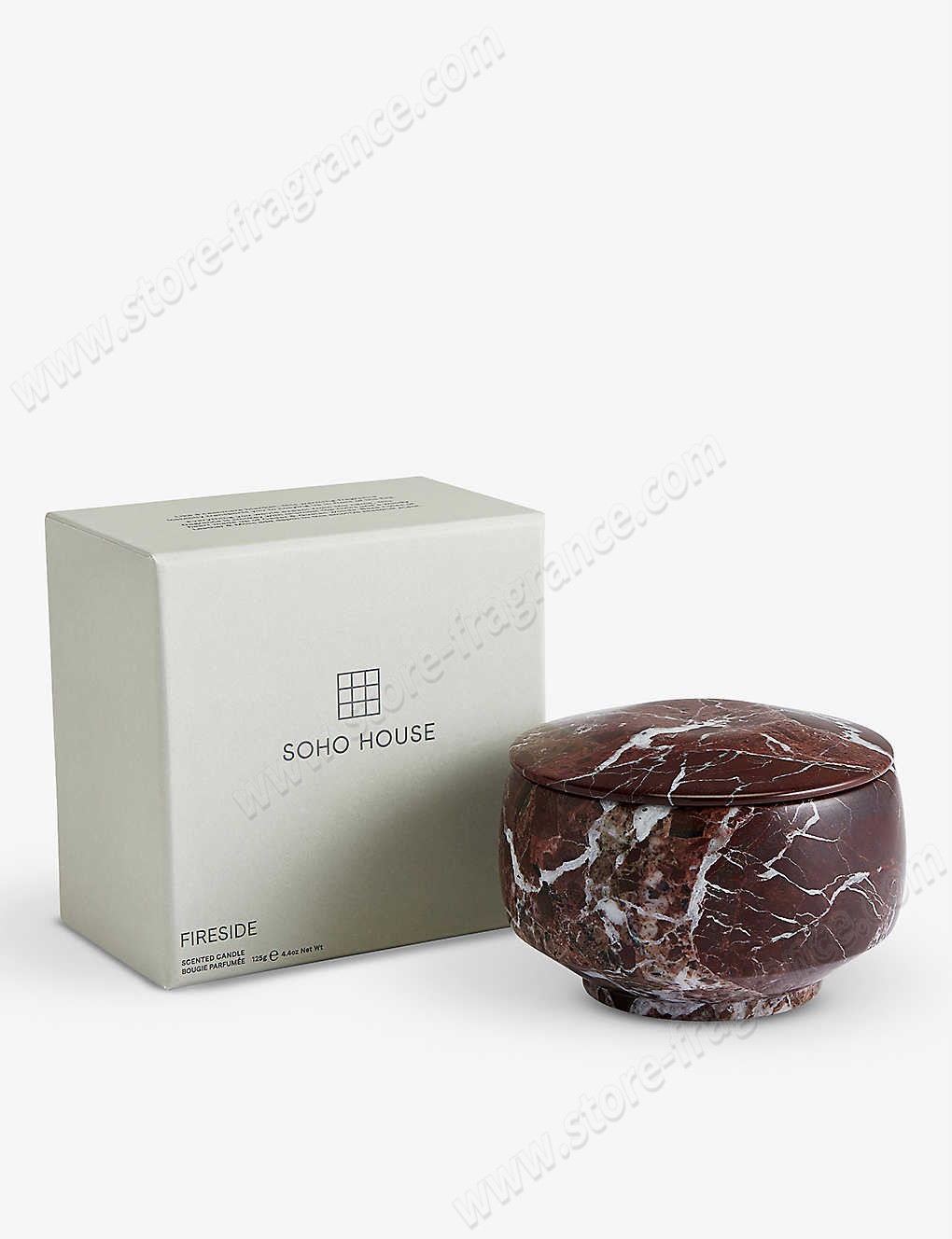 SOHO HOME/Rocca fireside scented marble candle 125g ✿ Discount Store - -1