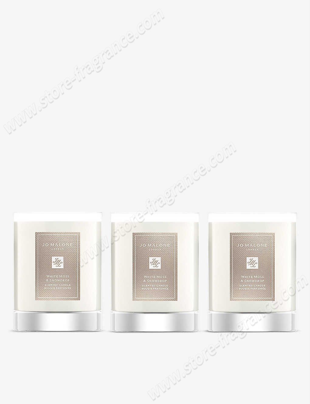 JO MALONE LONDON/White Moss and Snowdrop scented travel candles set of three ✿ Discount Store - -1
