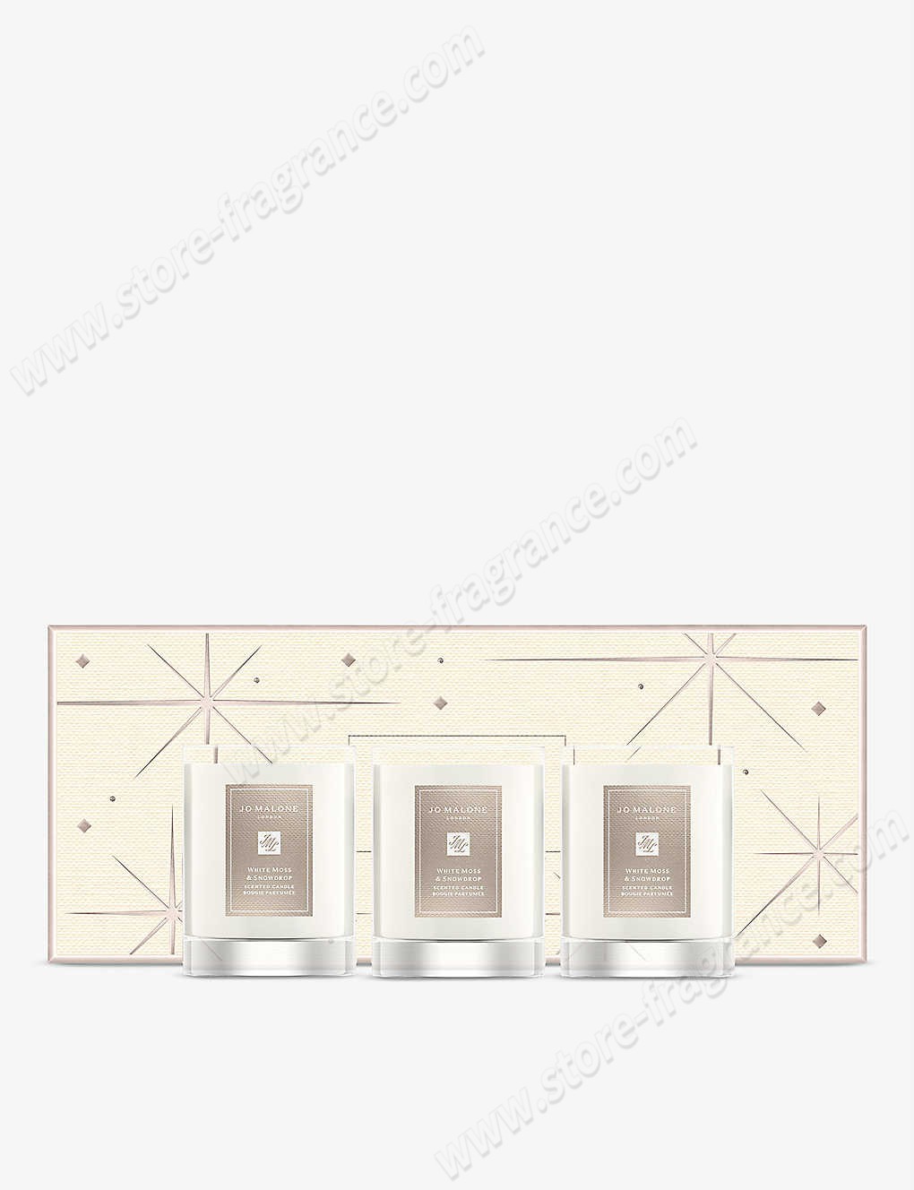 JO MALONE LONDON/White Moss and Snowdrop scented travel candles set of three ✿ Discount Store - -0