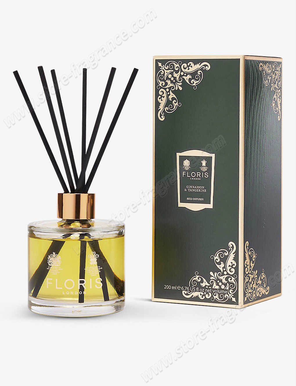FLORIS/Cinnamon and Tangerine reed diffuser 200ml Limit Offer - -0