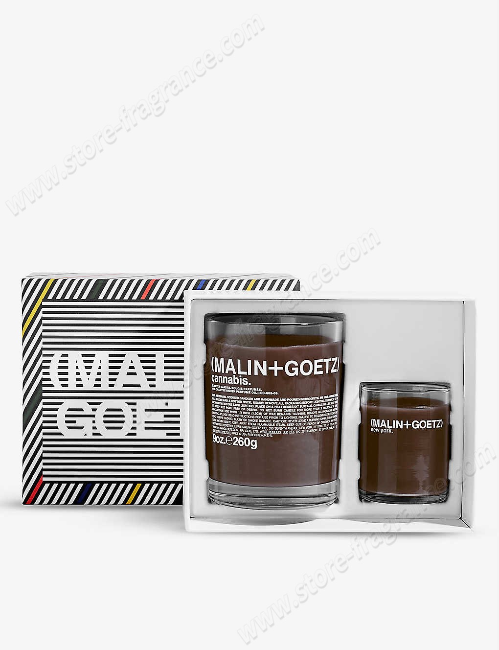 MALIN + GOETZ/Get Lit cannabis candle and votive gift set Limit Offer - -0