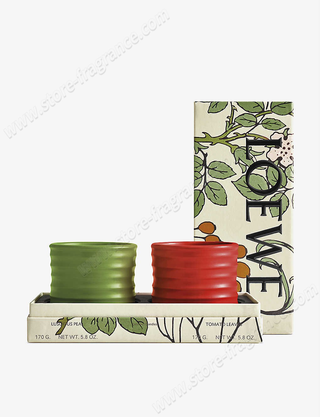 LOEWE/Luscious Pea and Tomato Leaves scented candle gift set Limit Offer - -0