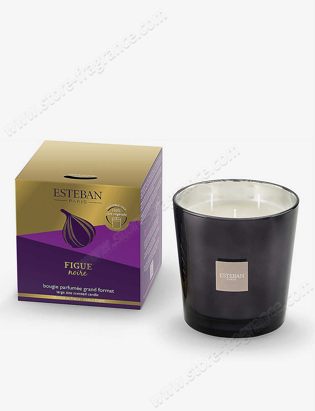 ESTEBAN/Figue Noire scented candle 450g ✿ Discount Store - ESTEBAN/Figue Noire scented candle 450g ✿ Discount Store