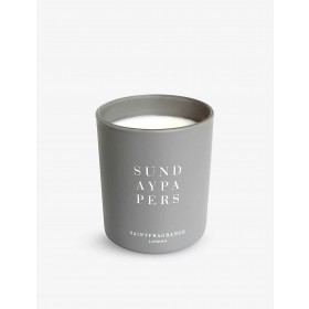 SAINT FRAGRANCE LONDON/Sunday Papers scented candle 200g ✿ Discount Store