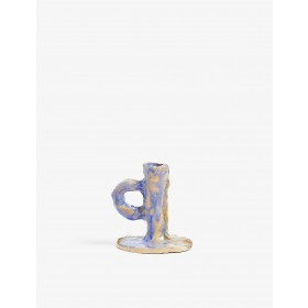 NIKO JUNE STUDIO/Glossy ceramic candlestick holder 11cm ✿ Discount Store