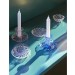 HAY/Flare Stripe glass candle holder 11cm ✿ Discount Store - 1